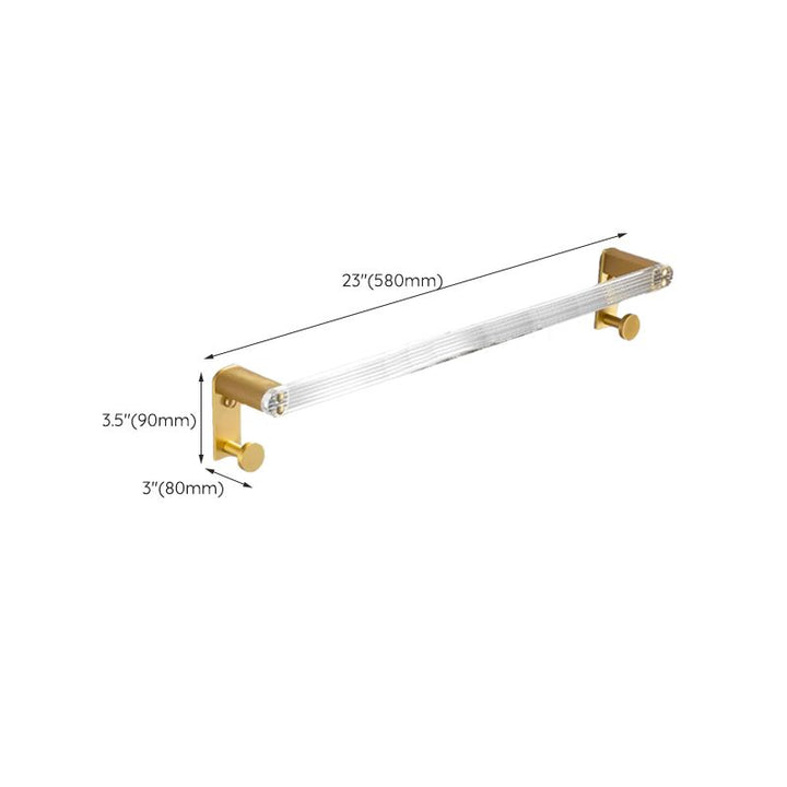 Lisslune | Modern Bathroom Hardware Towel Rail Bath Shelf Bathroom Accessories Set