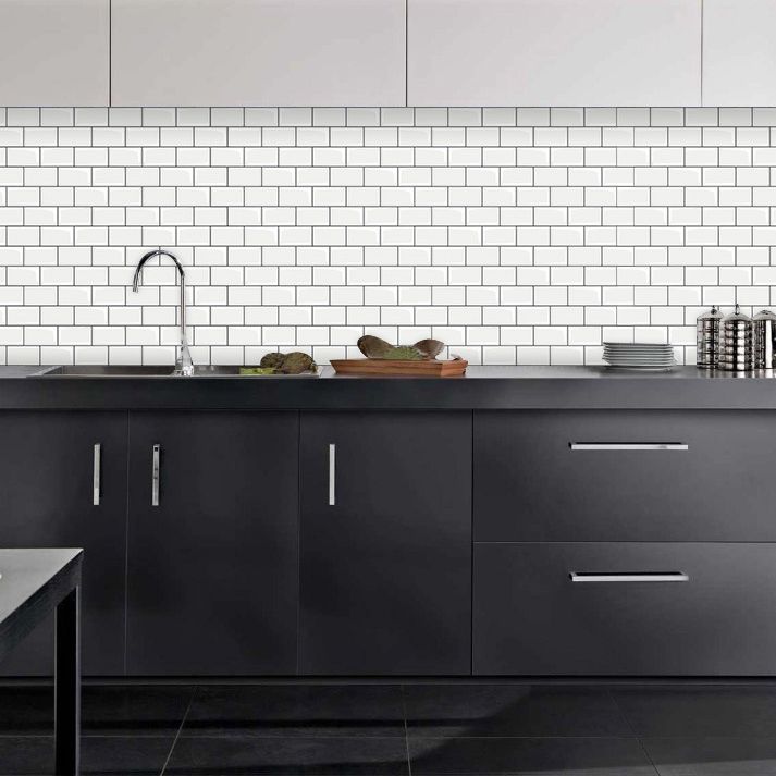 Lisslune | 12"x 12" Resin Mosaic Tiles Square Self-adhesive Tiles for Backsplash & Wall Tile