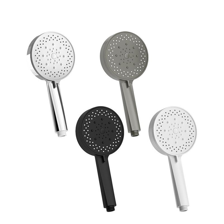Lisslune | Plastic Handheld Shower Head Round Handheld Shower Head with Adjustable Spray Pattern