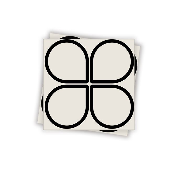 Lisslune | Sample print Peel & Stick tile square waterproof single tile