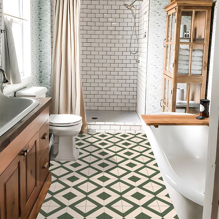 Lisslune | PVC Peel and Stick Wall Tile Square Single Tile Wallpaper with Slip Resistance