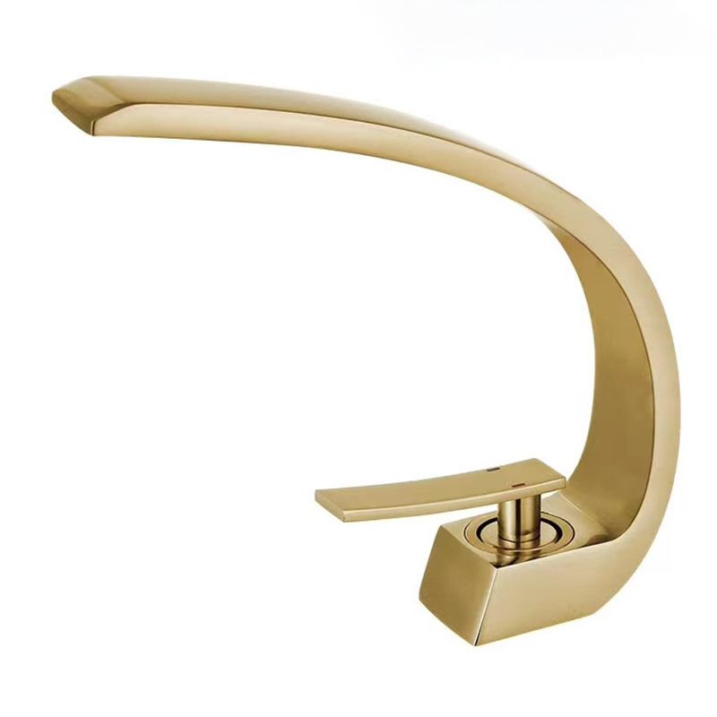 Lisslune | 17 cm High Sink Faucet Luxury 1 Hole Sink Faucet Cubic Bathroom Faucet
