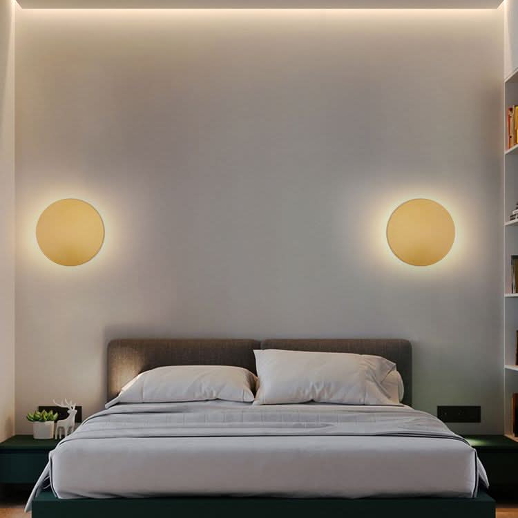 Lisslune | GlowNight Metal Round LED Wall Light
