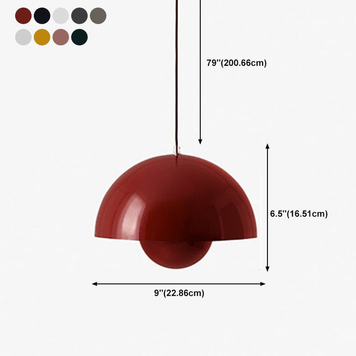 Lisslune | Modern creative 1-light pendant lamp wrought iron geometric hanging lamp