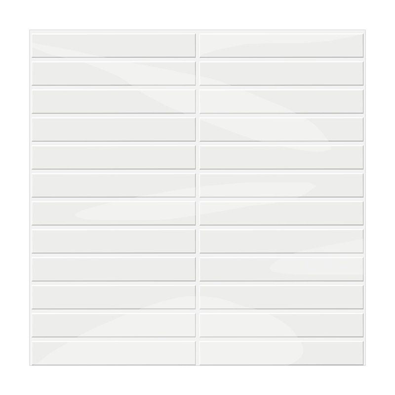 Lisslune | Modern Peel & Stick Subway Tiles PVC Rectangular Peel-and-Stick Wall Cladding