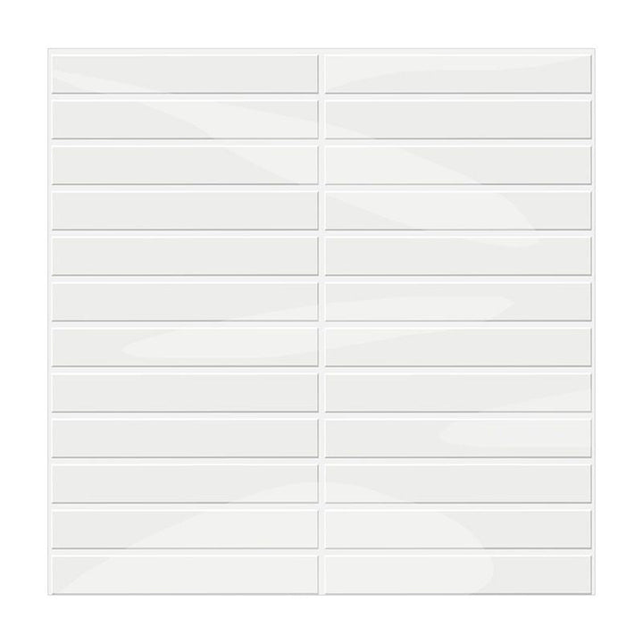 Lisslune | Modern Peel & Stick Subway Tiles PVC Rectangular Peel-and-Stick Wall Cladding