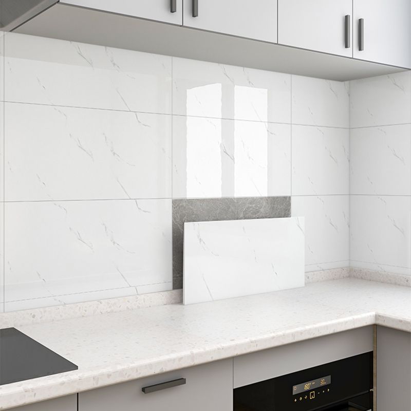 Lisslune | PVC Peel and Stick Back Wall Tiles Rectangular Waterproof Single Tile Wallpaper