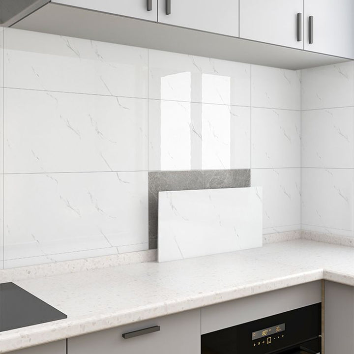 Lisslune | PVC Peel and Stick Back Wall Tiles Rectangular Waterproof Single Tile Wallpaper