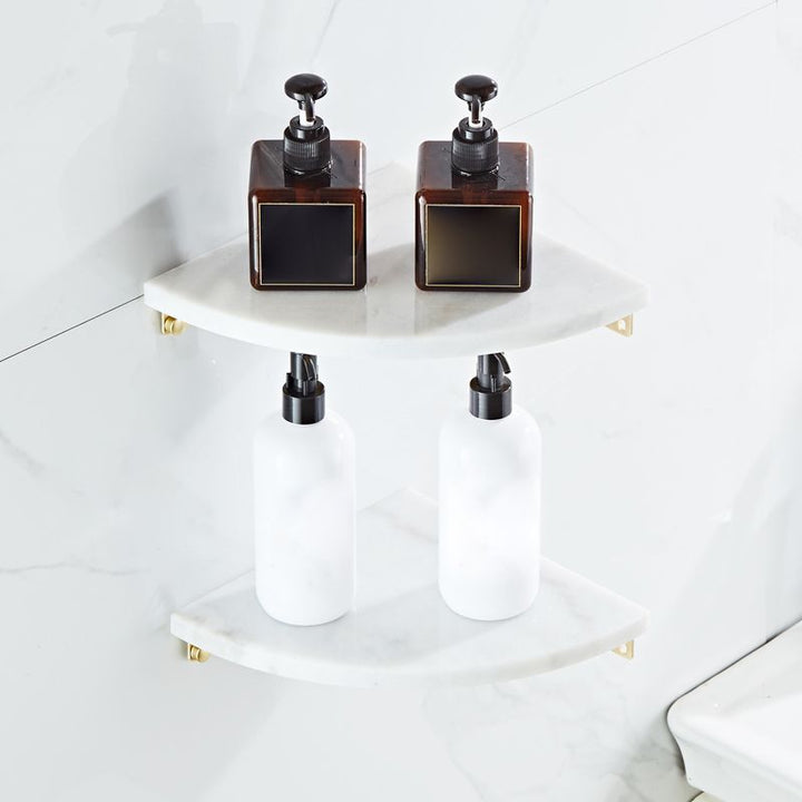 Lisslune | Modern White Bathroom Accessory As A Single Piece Or In A Set Made Of Marble