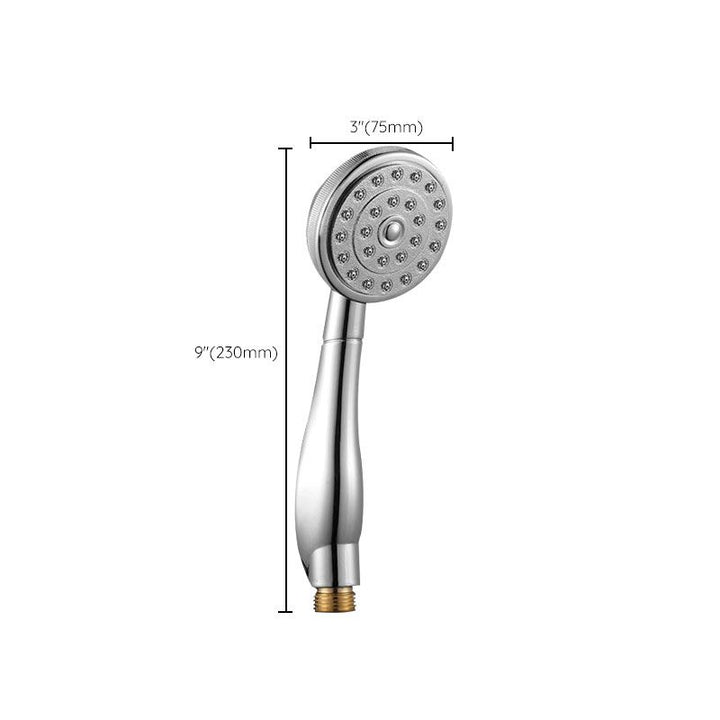Lisslune | Contemporary Shower Head Metal Handheld Shower Head with Adjustable Water Flow
