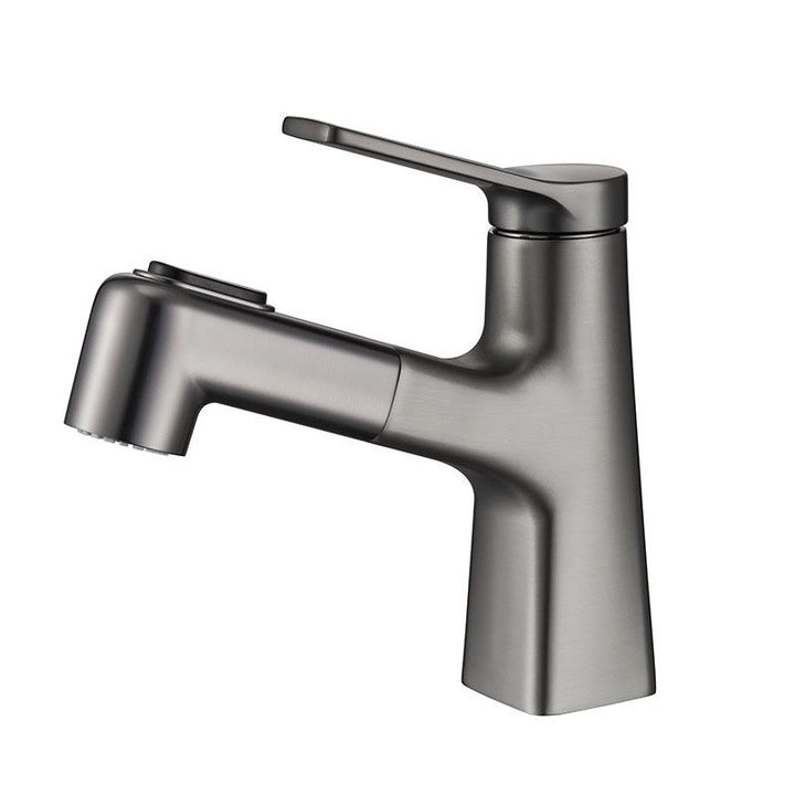 Lisslune | Contemporary Vessel Faucet Metal Single Lever Low Arc Vessel Faucet for the Bathroom