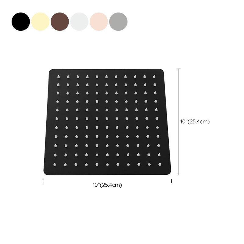 Lisslune | Stainless Steel Square Shower Head Standard Spray Pattern Wall Mounted Shower Head