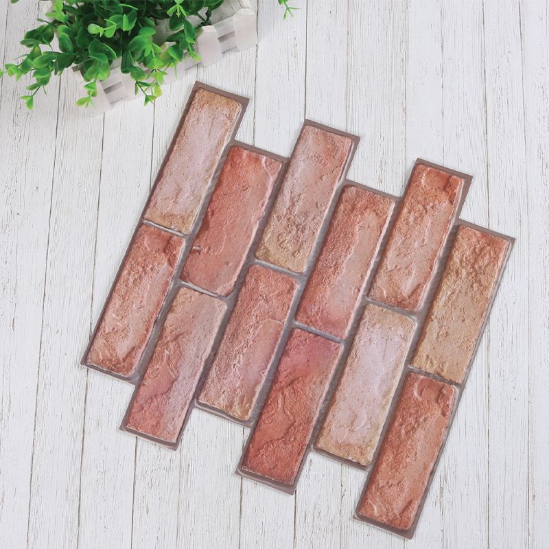 Lisslune | Modern Matte Peel and Stick Tile Rectangular PVC Subway Tile for Bathroom