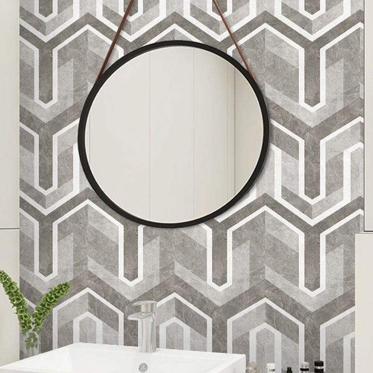 Lisslune | Plastic Peel and Stick Wall Tile Waterproof Single Panel Wallpaper with Rectangular Form