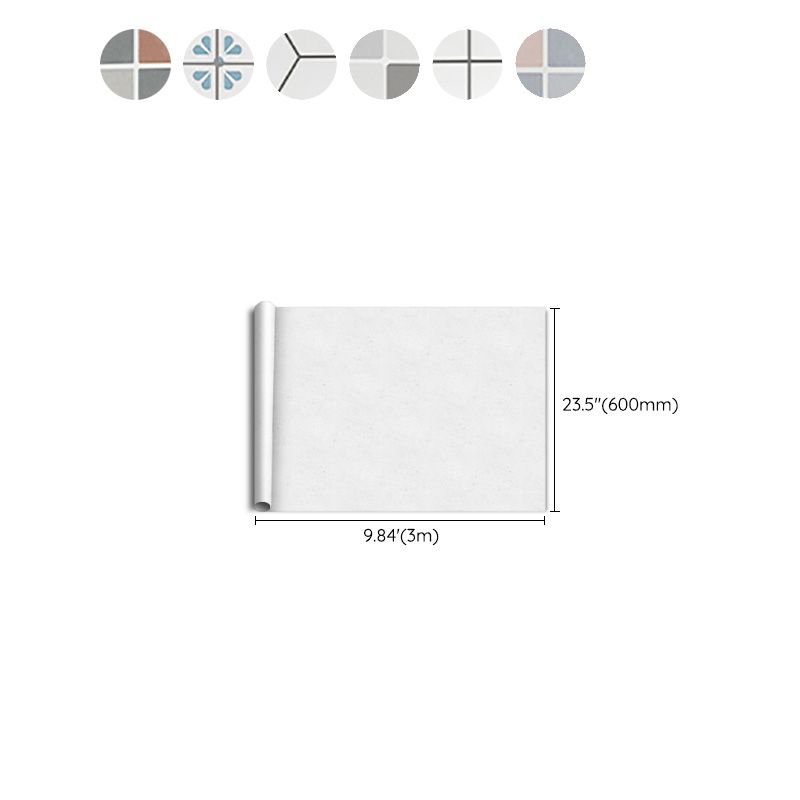 Lisslune | Modern Peel & Stick PVC Tile Grid Pattern Self-Adhesive Wallpaper