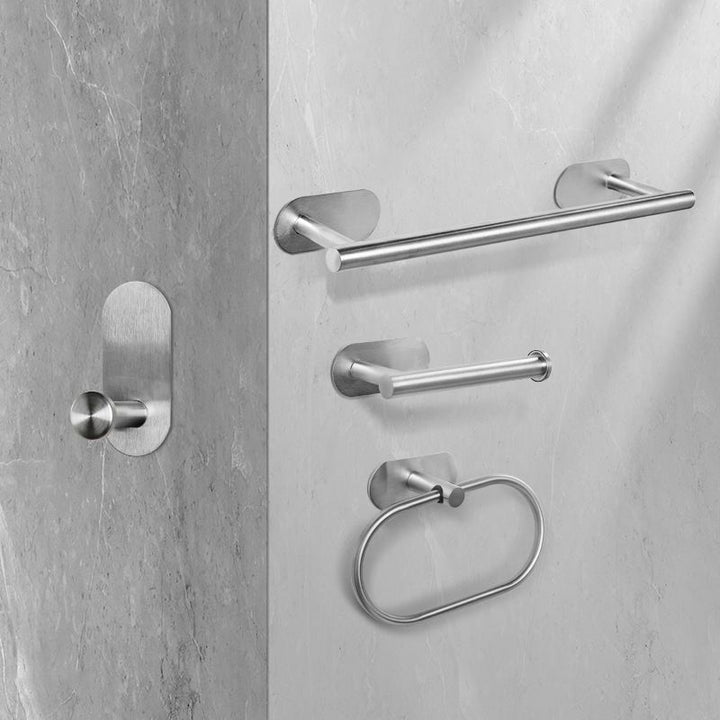 Lisslune | Stainless Steel Bath Set Modern Style Simple Bathroom Accessory Set