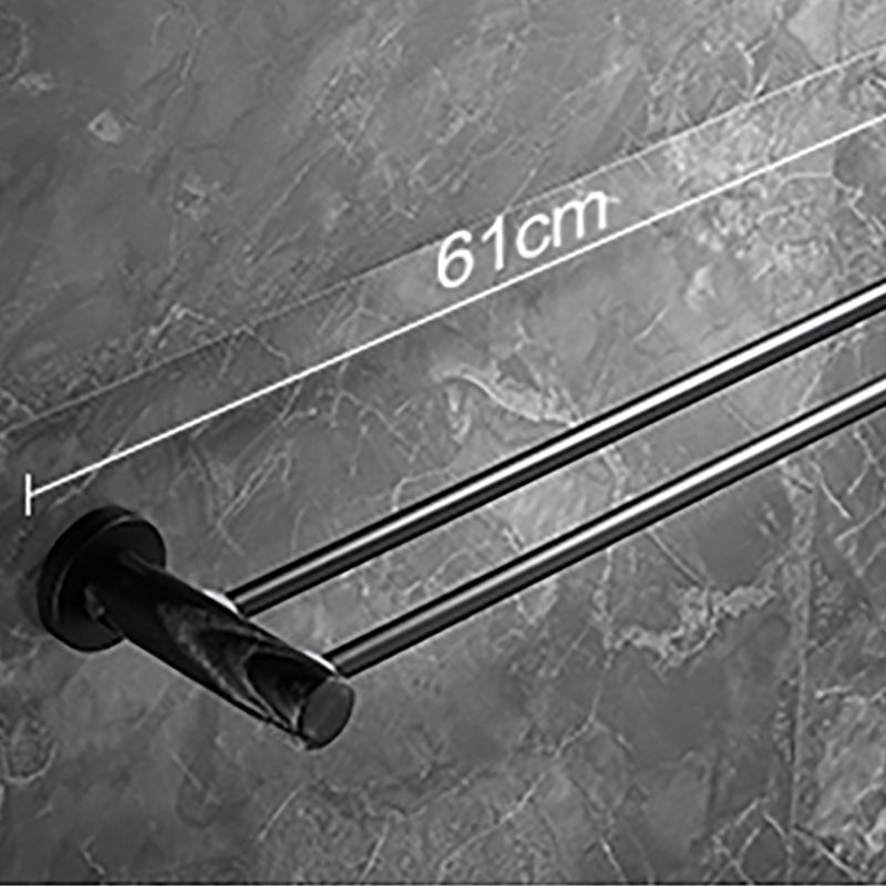 Lisslune | Metal and Marble Bathroom Accessories as a Single Item or as a Set in Black