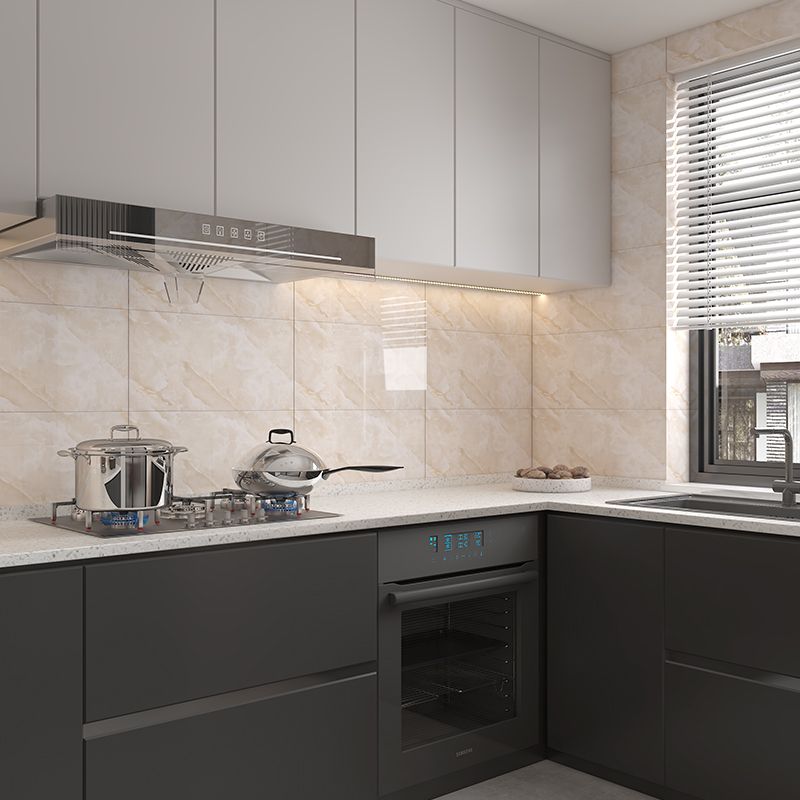 Lisslune | Plastic Peel-and-Stick Back Wall Tiles Waterproof Single_TILE Wallpaper