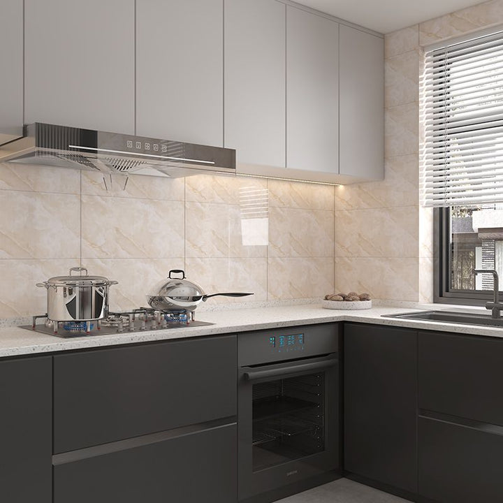 Lisslune | Plastic Peel-and-Stick Back Wall Tiles Waterproof Single_TILE Wallpaper
