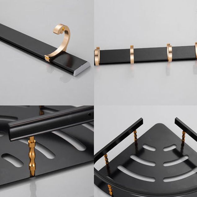 Lisslune | Contemporary black bathroom accessories as a single item or in a set