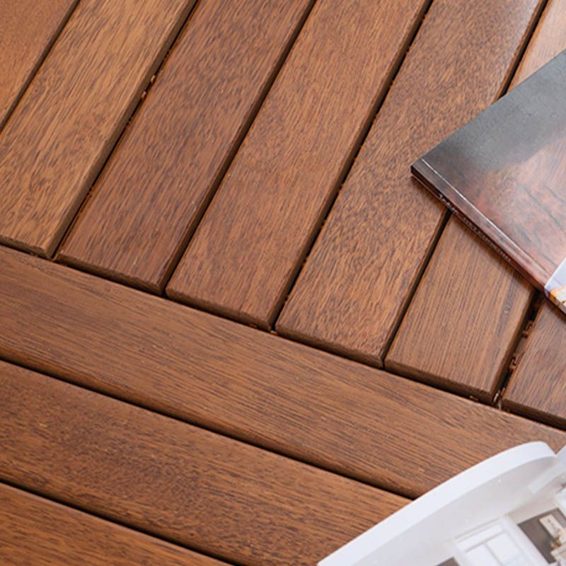 Lisslune | Basic Wood Outdoor Floor Tiles Click Patio Floor Tiles