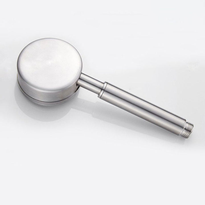 Lisslune | Modern Shower Head Stainless Steel Round Metal Handheld Shower Head