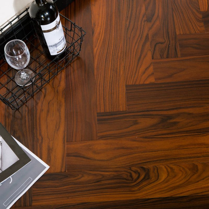 Lisslune | Retro Wood Laminate Flooring Fade Resistant Click-Lock Laminate Flooring