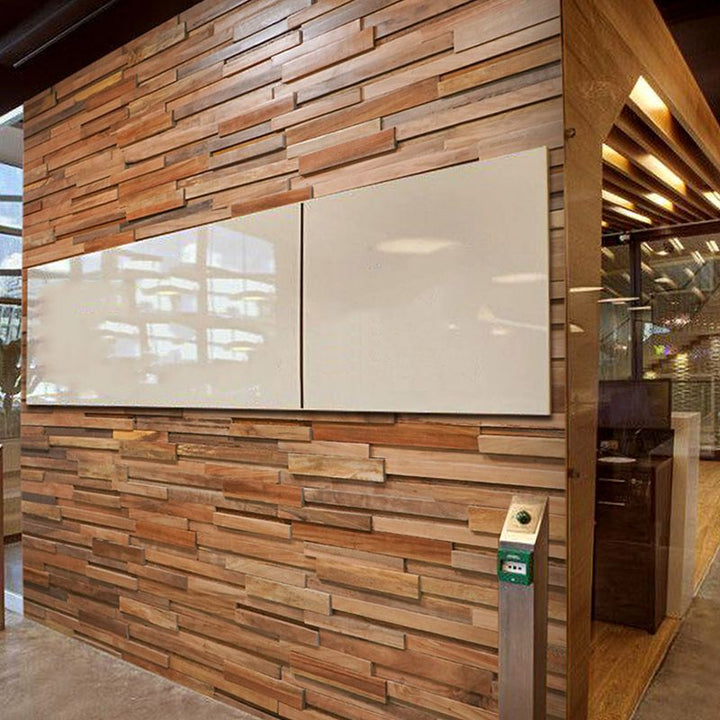 Lisslune | Wood Wall Panel Modern Simple Home Living Room Wall Panel (1-Pack)