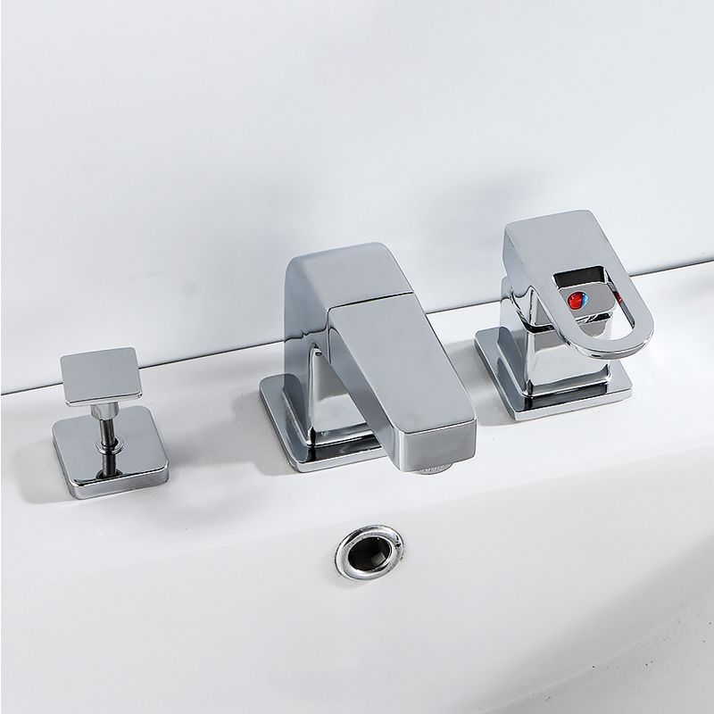 Lisslune | Bathroom Faucet Lever Handle Brass Hand Shower Sink Faucet