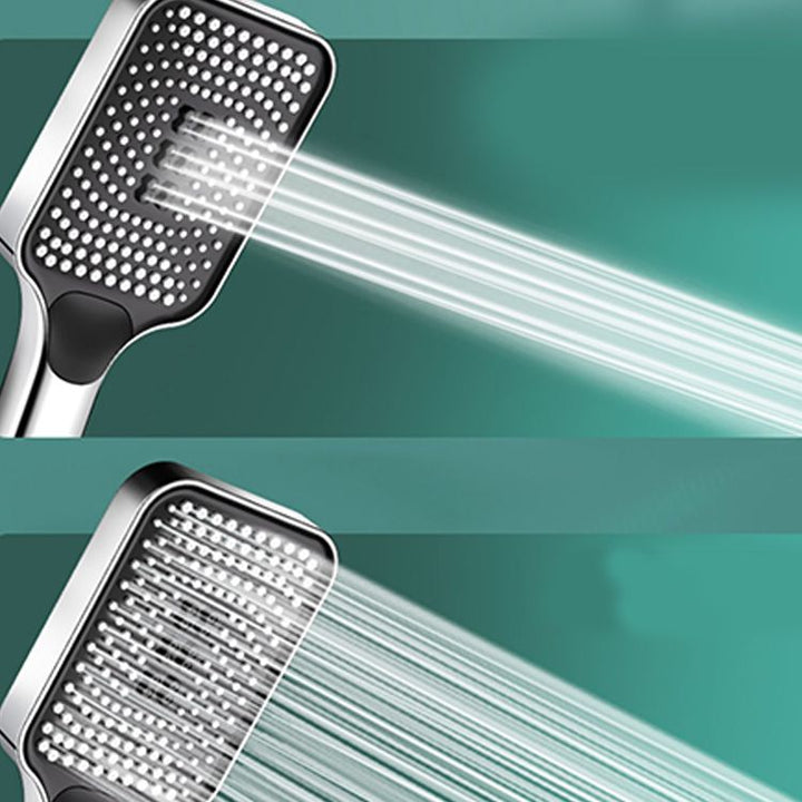 Lisslune | Rectangular Water Filtration Hand Shower 3 Jets Wall Mounted Hand Shower