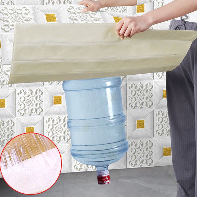 Lisslune | Modern Pearl Wall Bowls PVC Wall Access Panel Peel and Stick Wall Tile Set of 10