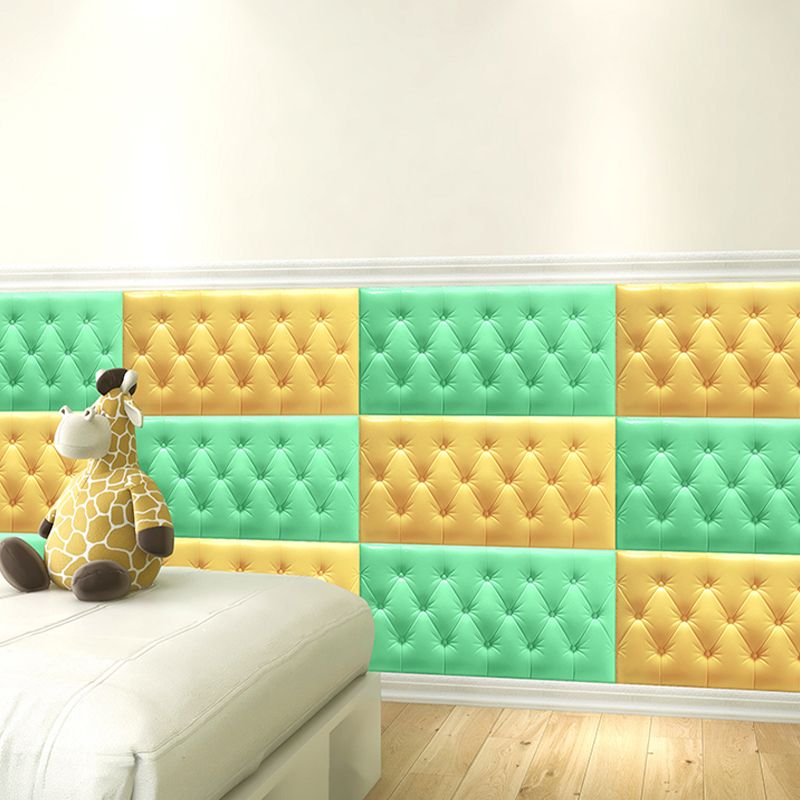 Lisslune | Modern Wall Panel Smooth Wall Interior Padded Board Set of 4