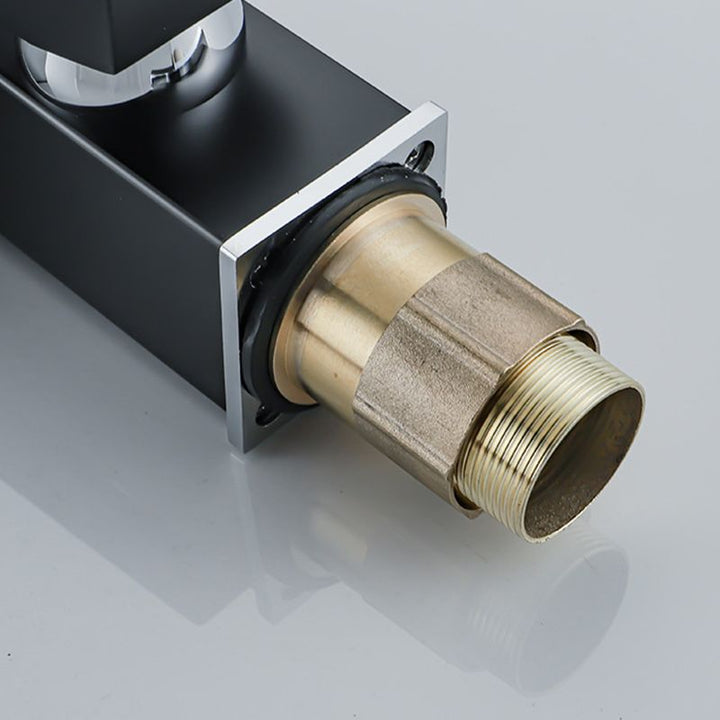 Lisslune | Contemporary Sink Faucet Solid Color Low Arc Bathroom Sink Faucet