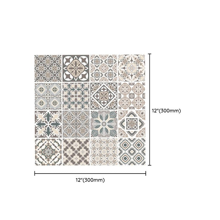 Lisslune | Mosaic tile wallpaper plastic stain-resistant peel and stick mosaic tiles