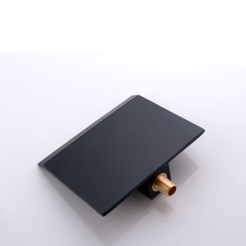 Lisslune | Modern Wall-Mounted Bathroom Faucet Low Arc Solid Brass Faucet