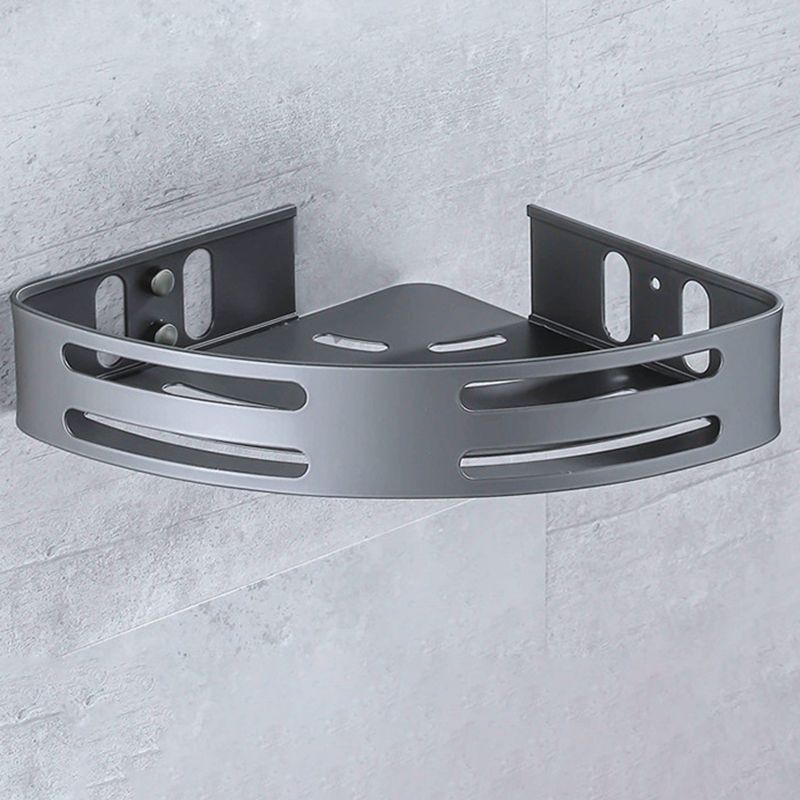 Lisslune | Matt gray bathroom accessory set bathroom shelf/towel holder & paper holder included