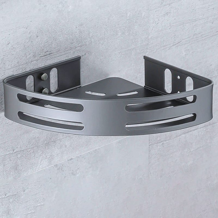 Lisslune | Matt gray bathroom accessory set bathroom shelf/towel holder & paper holder included
