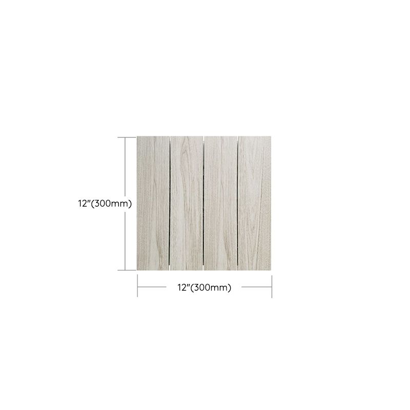 Lisslune | Ground Patio Square Stripe Composite Waterproof Deck Board