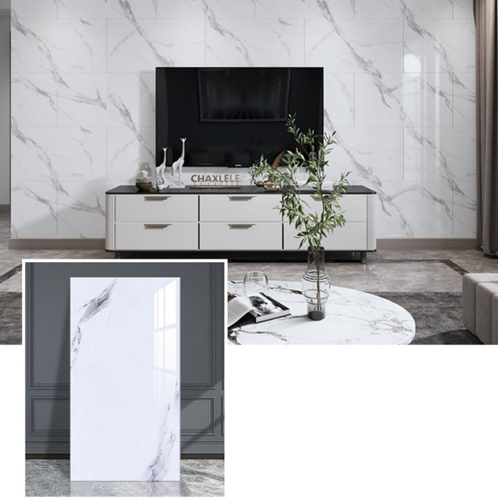 Lisslune | Field tile wallpaper plastic waterproof peel and stick back wall with rectangular shape
