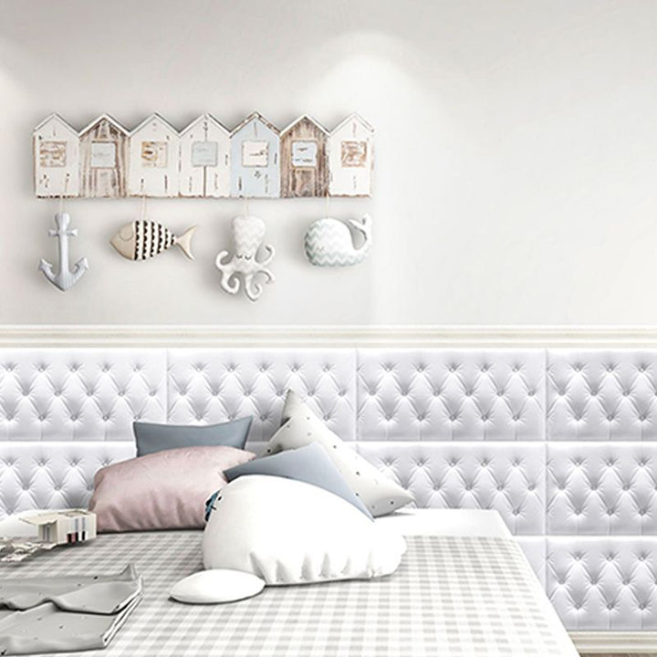 Lisslune | Wall cladding panels Smooth wall interior Upholstered plank