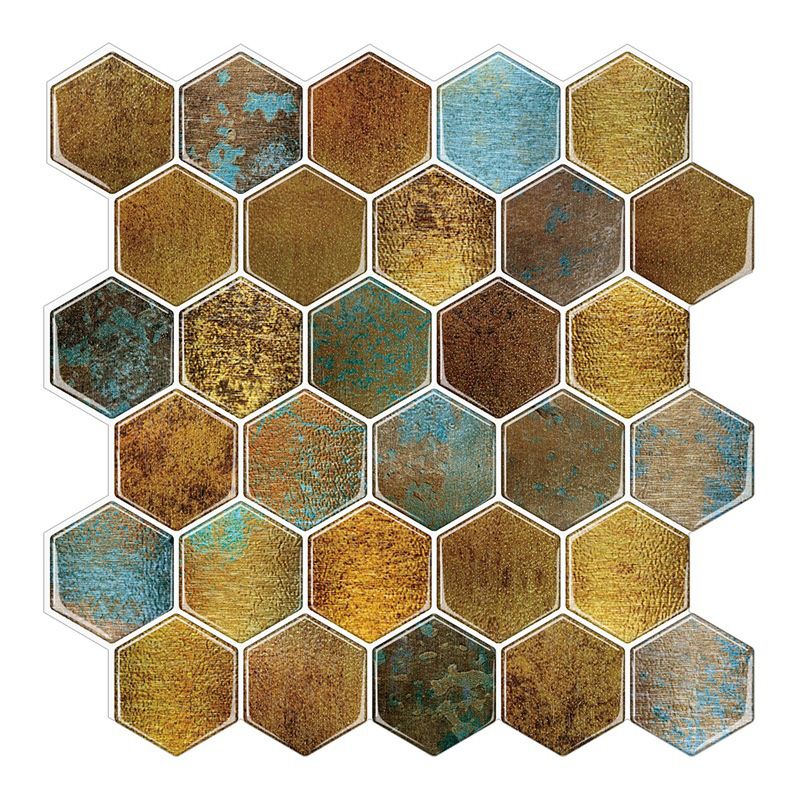 Lisslune | Tile Stripping & Bonding Plastic Waterproof Hexagonal Tile Stripping & Bonding for Shower