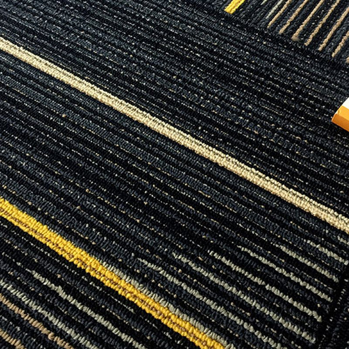 Lisslune | Dark Color Level Loop Carpet Tile Non-Slip Self-Adhesive Indoor Office Carpet Tiles