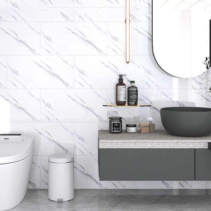 Lisslune | Modern splash protection wall covering waterproof removable and adhesive mosaic tile for the bathroom