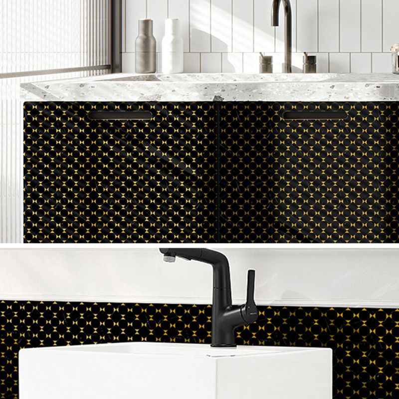 Lisslune | Peel & Stick Mosaic Tile Square Plastic Stain Resistant Tile - Peel & Stick for Shower