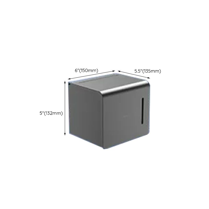 Lisslune | Contemporary bathroom accessory set made of aluminum with towel holder/bath shelf