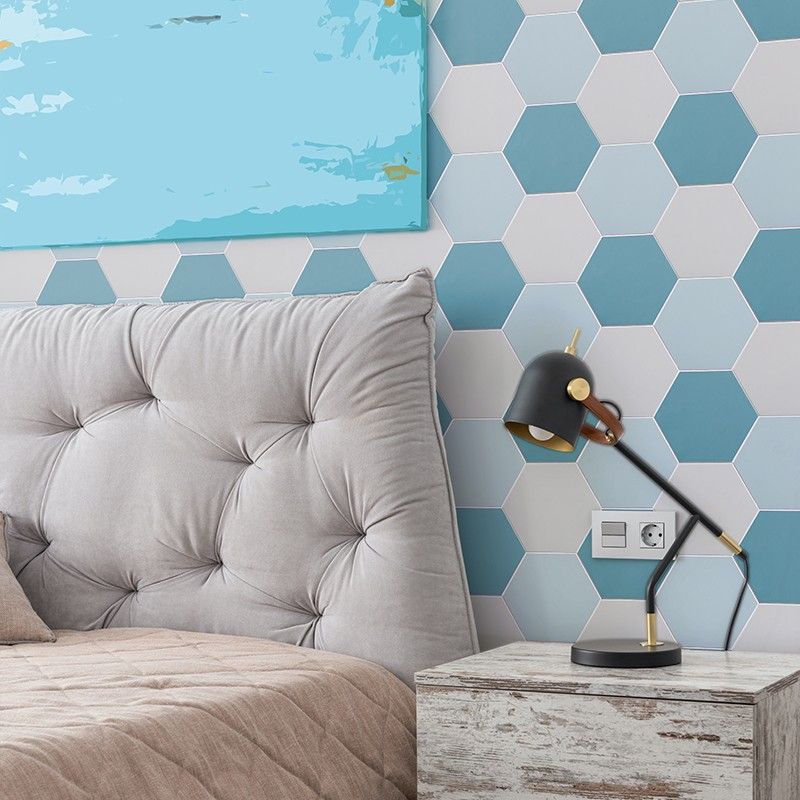 Lisslune | Peel and Stick Tiles Hexagonal Peel and Stick Back Wall 20 Pack for the Bathroom