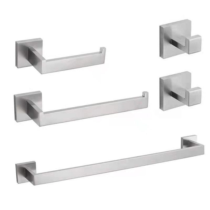 Lisslune | Stainless Steel Bathroom Accessories Single Piece or in Set Modern Bathroom Set