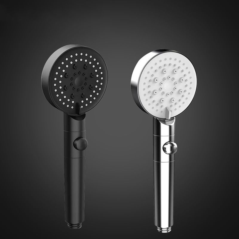Lisslune | Round Spray Shower Head 6 Settings Adjustable Water Flow Handheld Shower Head