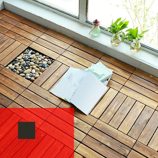 Lisslune | Pine Dark Laminate Flooring Mold Resistant Laminate Plank Flooring