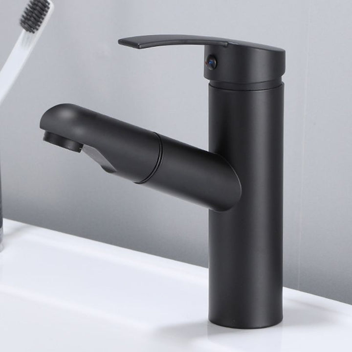 Lisslune | Modern Sink Faucet Solid Color Metal Sink Bathroom Faucet